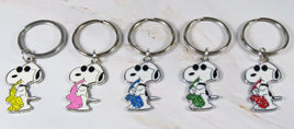 Snoopy Joe Cool Sax Metal and Enamel Key Chain - snoopn4pnuts.com