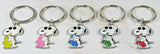 Snoopy Joe Cool Sax Metal and Enamel Key Chain