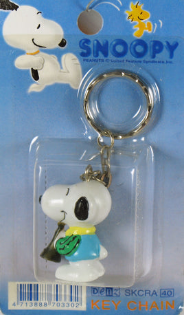 Snoopy Imported PVC Key Chain - Horn Player - snoopn4pnuts.com
