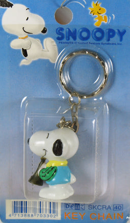 Snoopy Imported PVC Key Chain - Horn Player - snoopn4pnuts.com