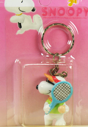 Snoopy Imported PVC Key Chain - Tennis Player - snoopn4pnuts.com