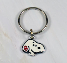 Snoopy Silver Plated Key Chain - Small Pendant - snoopn4pnuts.com