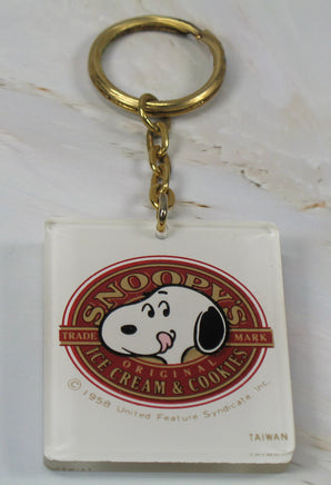 Snoopy Ice Cream & Cookies Acrylic Key Chain - snoopn4pnuts.com
