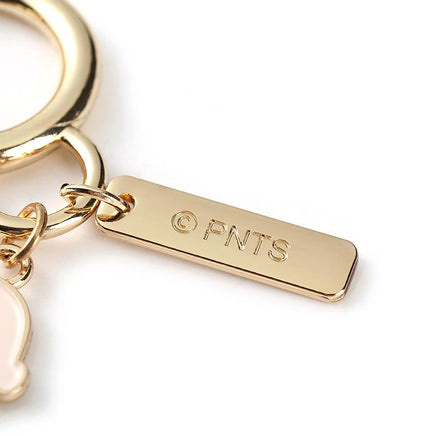 Peanuts 70th Anniversary Double Ring Metal Key Chain - Charlie Brown - snoopn4pnuts.com