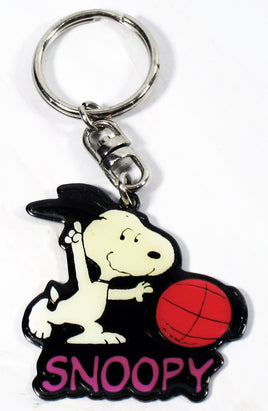 SNOOPY BASKETBALL Metal Key Chain - snoopn4pnuts.com
