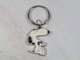 Snoopy Laughing Key Chain With Holographic Accents - snoopn4pnuts.com