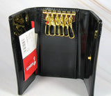 Snoopy Embossed Patent Leather-Like Wallet Key Holder