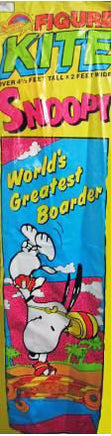 Snoopy Delta Wing Kite - Skateboard