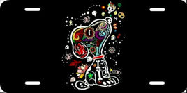 Snoopy Metal License Plate - Paisley Dog - snoopn4pnuts.com