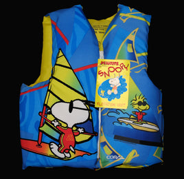 Snoopy Older Child/Youth - Size Life Jacket/Vest (Life Preserver) By Stearns Co. - snoopn4pnuts.com