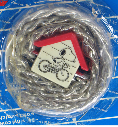 Snoopy Vintage Bicycle Combination Lock and Chain - snoopn4pnuts.com