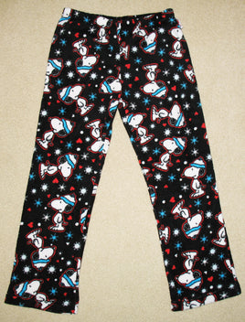 Snoopy Fleece Lounge Pants (Women's Large/Runs Small) - snoopn4pnuts.com