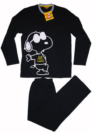 Snoopy Joe Cool Jersey Knit Long Sleeve Shirt and Lounge Pants Set - snoopn4pnuts.com