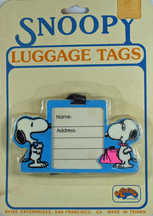 Snoopy Luggage Tag - snoopn4pnuts.com