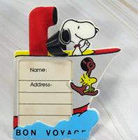 Snoopy Vintage Luggage Tag - snoopn4pnuts.com