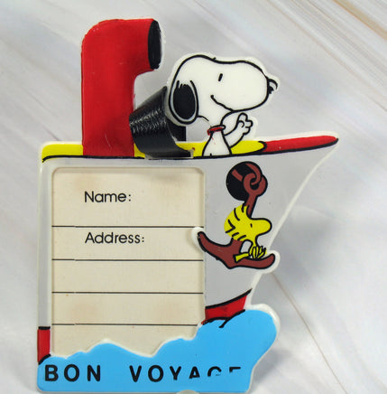 Snoopy Vintage Luggage Tag - snoopn4pnuts.com
