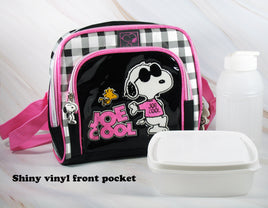 Snoopy Joe Cool Insulated Lunch Bag With Water Bottle and Storage Container - snoopn4pnuts.com