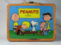 Peanuts Gang Vintage Metal Lunch Box - RARE! - snoopn4pnuts.com