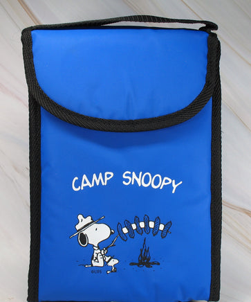 Camp Snoopy Insulated Lunch Bag With Inner Pocket (New But Near Mint) - snoopn4pnuts.com