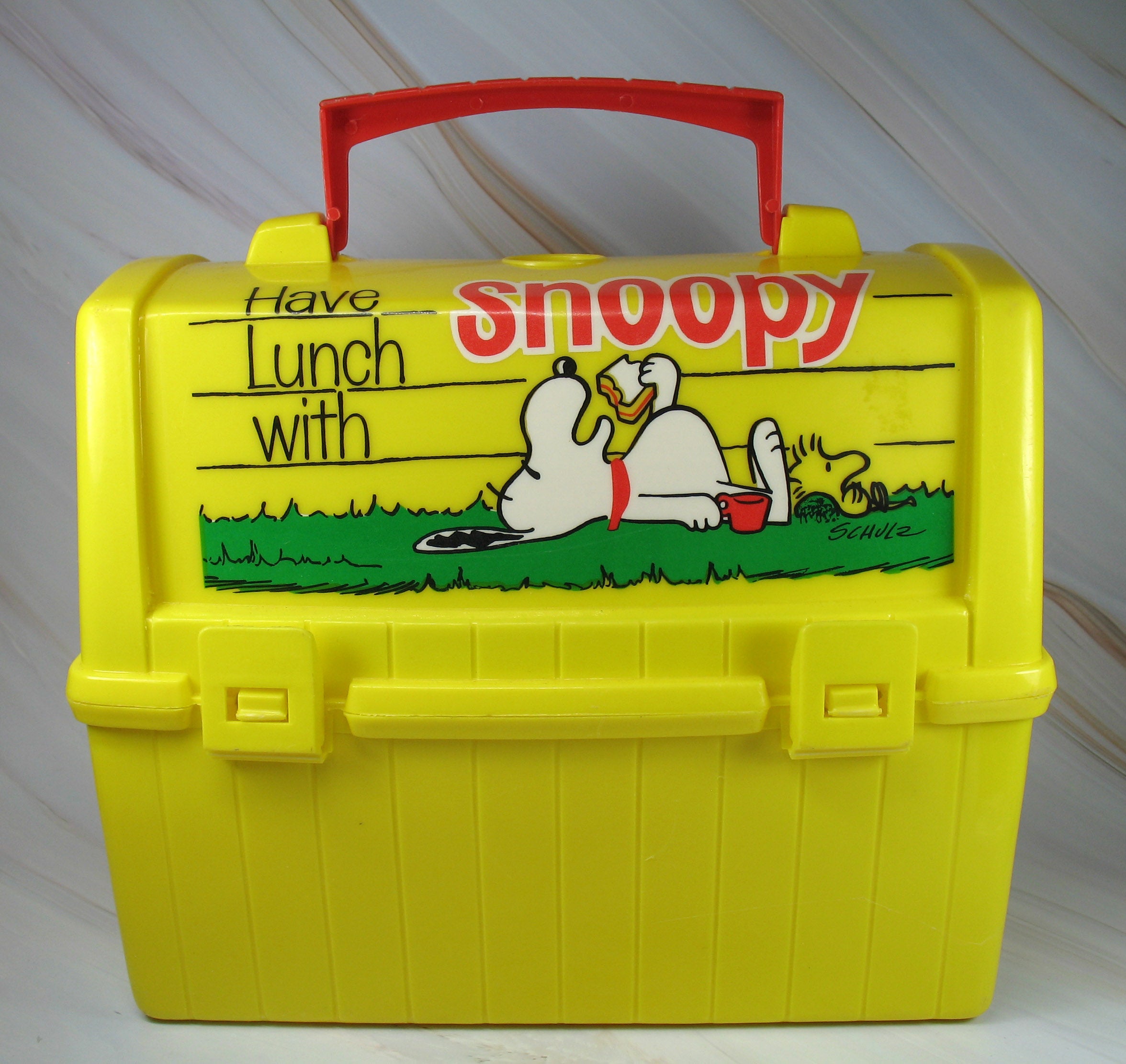 Vintage Dome Lunch Box - Lunch With Snoopy | snoopn4pnuts.com