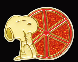 Butterfly Originals Vintage Snoopy Glittery Fruit Magnet - Orange (NOT Discolored/Cream - Colored) - snoopn4pnuts.com