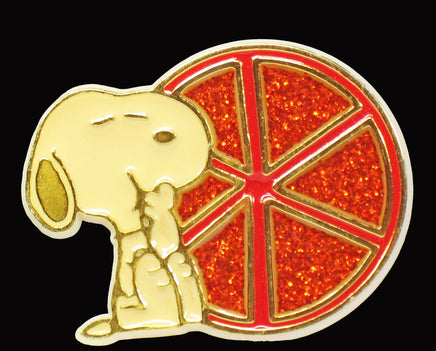 Butterfly Originals Vintage Snoopy Glittery Fruit Magnet - Orange (NOT Discolored/Cream - Colored) - snoopn4pnuts.com