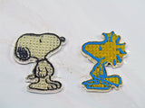 Snoopy and Woodstock Metal Prism Magnets