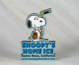Snoopy's Home Ice Magnet - Hockey