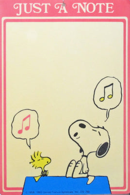 Snoopy Singer Write - On Memo Board - snoopn4pnuts.com