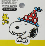 Snoopy Page Topper Memo Cards (Great For Gift Bags!) - Party Hat