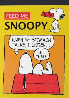 Snoopy 4 - Design Memo Pad - Feed Me - snoopn4pnuts.com