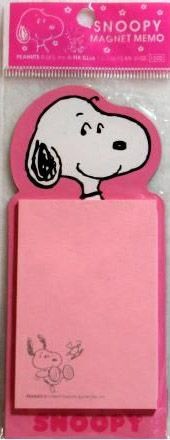 Snoopy Mini Magnetic Memo Pad