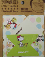 Snoopy Mini Folding Note Card Set - 20 Cards! (No Envelope Required!) - snoopn4pnuts.com