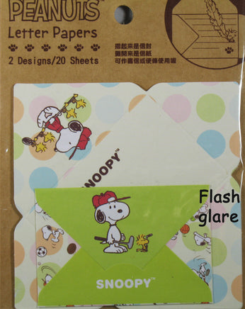 Snoopy Mini Folding Note Card Set - 20 Cards! (No Envelope Required!) - snoopn4pnuts.com