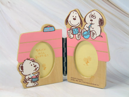 Daisy Hill Puppies Hinged Wood Picture Frame - snoopn4pnuts.com
