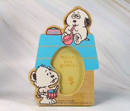 Daisy Hill Puppies Wood Picture Frame With Easel Back - snoopn4pnuts.com
