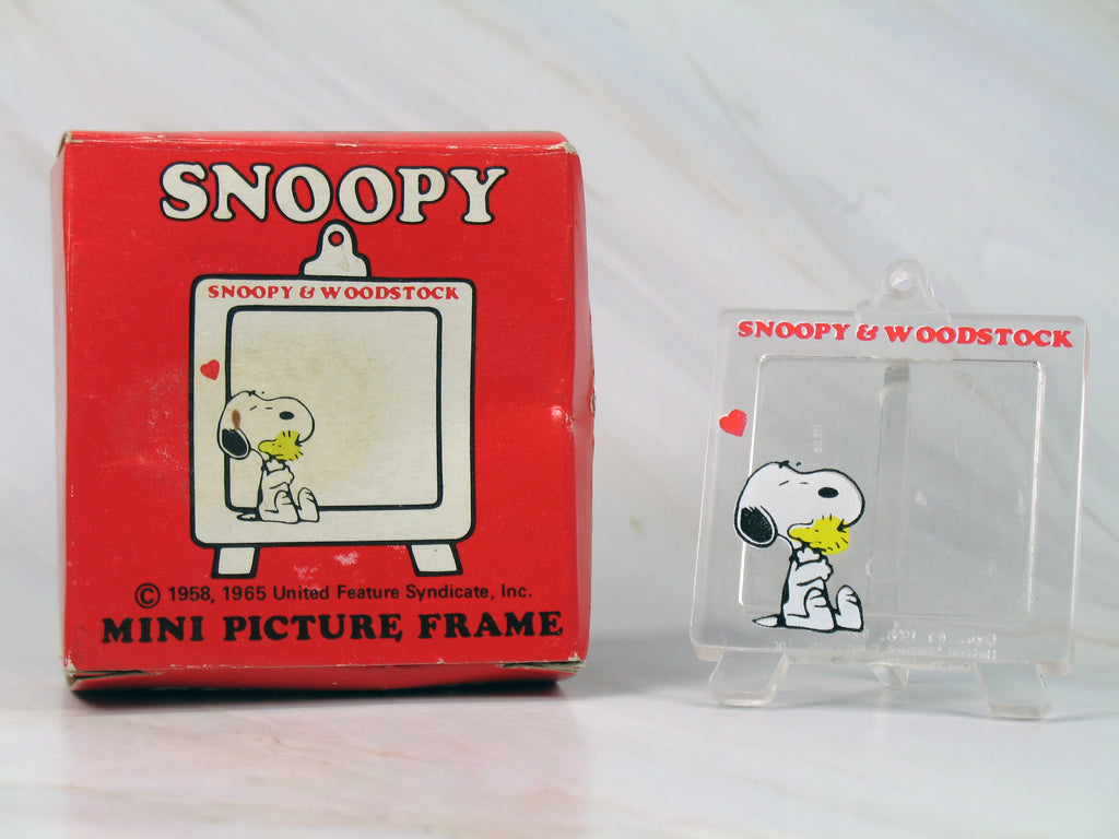 Snoopy Mini Clear Picture Frame - Hugs