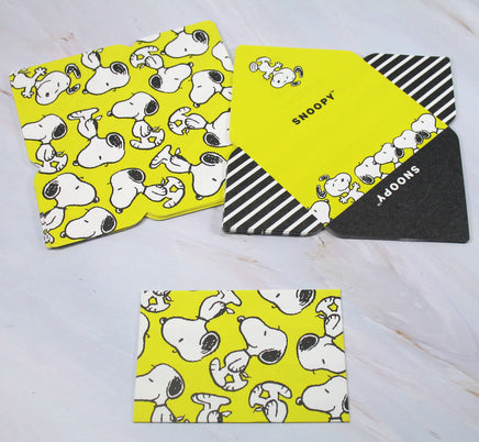 Snoopy Mini Folding Note Card Set - 20 Cards! (No Envelope Required!) - snoopn4pnuts.com