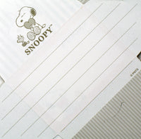 Snoopy Mini Folding Note Card Set - 20 Cards! (No Envelope Required!) - snoopn4pnuts.com