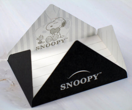 Snoopy Mini Folding Note Card Set - 20 Cards! (No Envelope Required!) - snoopn4pnuts.com