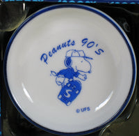 Peanuts Mini China Plate With Stand - 1990's Skateboarding - snoopn4pnuts.com