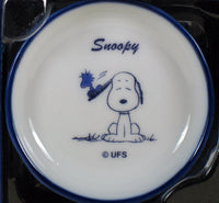 Peanuts Mini China Plate With Stand - Snoopy and Woodstock