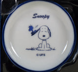 Peanuts Mini China Plate With Stand - Snoopy and Woodstock