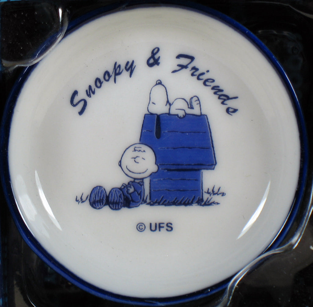 Peanuts Mini Porcelain Plate - Snoopy & Woodstock
