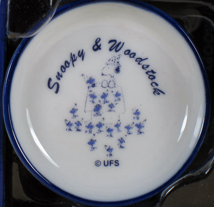 Peanuts Mini Porcelain Plate - Snoopy & Woodstock - snoopn4pnuts.com