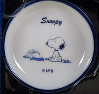 Peanuts Mini China Plate With Stand - Feeding Time