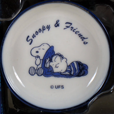 Peanuts Mini Porcelain Plate - Snoopy & Friends - snoopn4pnuts.com