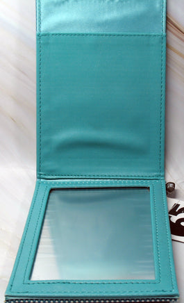 Peanuts Gang Faux Leather Padded Purse, Table, or Travel Mirror - snoopn4pnuts.com