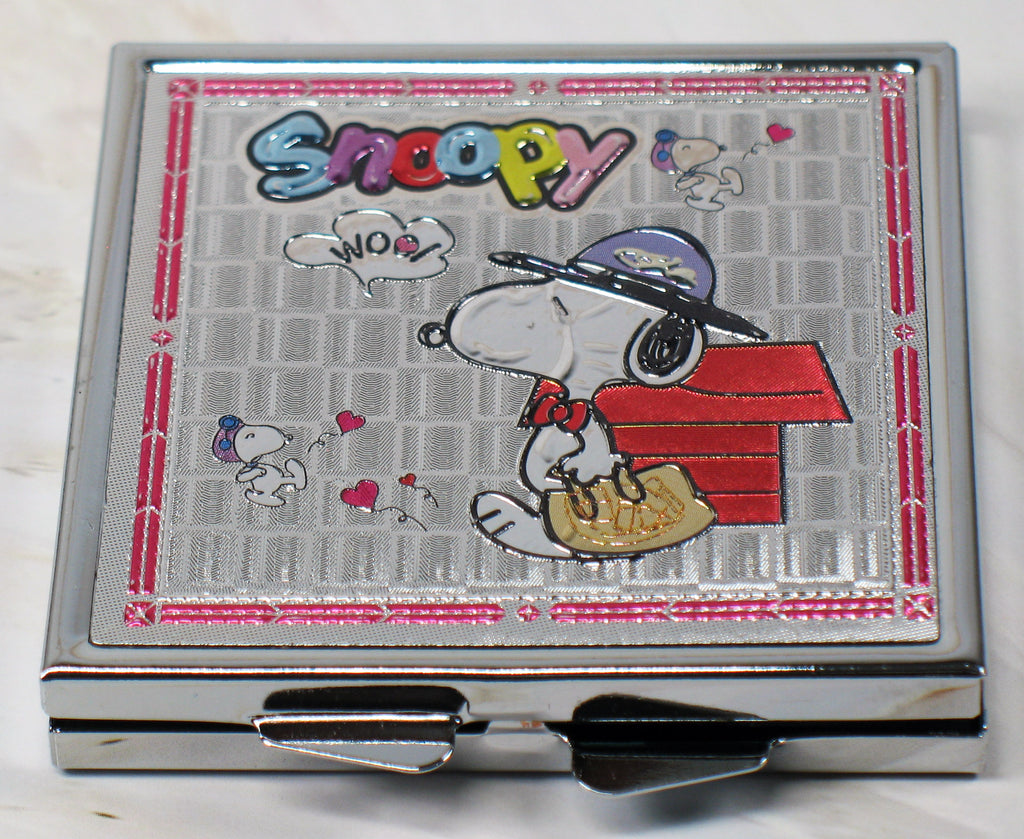 Snoopy Dual-Mirror Metal Compact