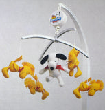 Snoopy and Woodstock Vintage Rotating Musical Crib Mobile